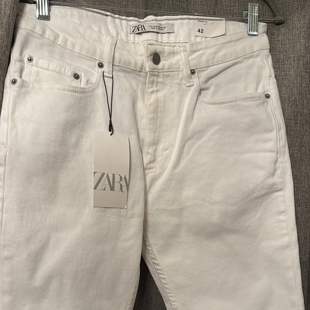 Zara Crisp White Denim Pants for men - Picture 2 of 6